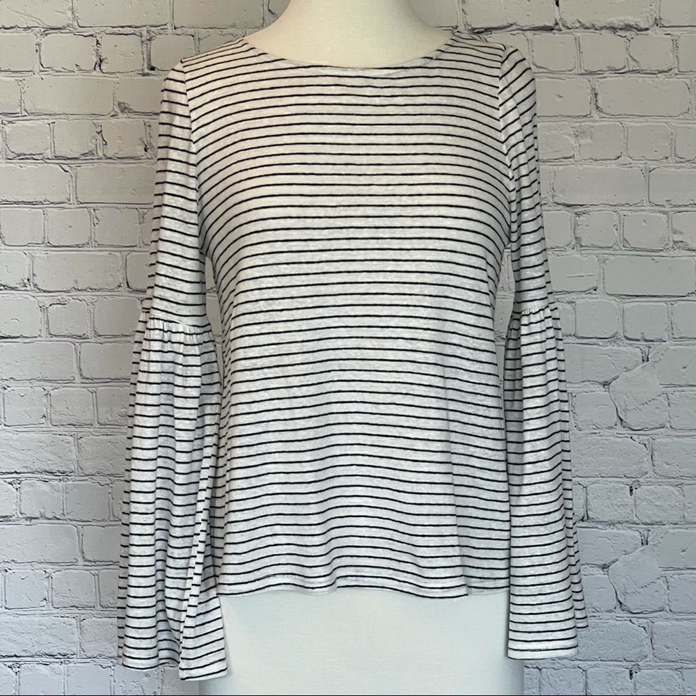 Olivaceous Bell Sleeve Top